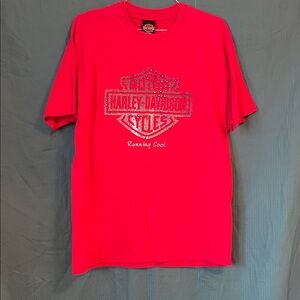 Harley-Davidson Vibrant Red Short Sleeve Tee
